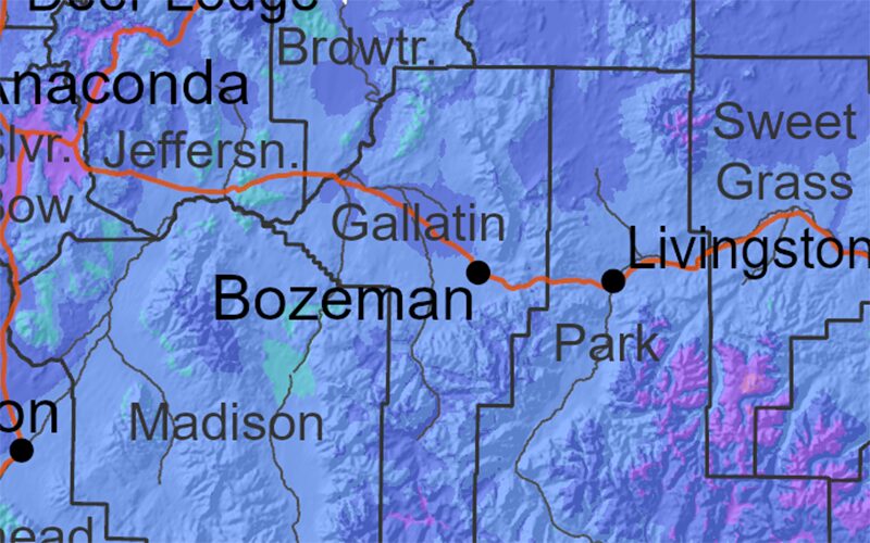 zone 4 map of bozeman